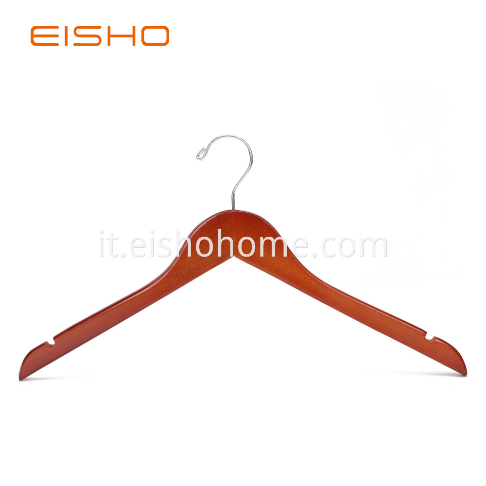 Ewh0012wood Hanger Shirt Hanger Coat Hanger Wooden Clothes Hanger
